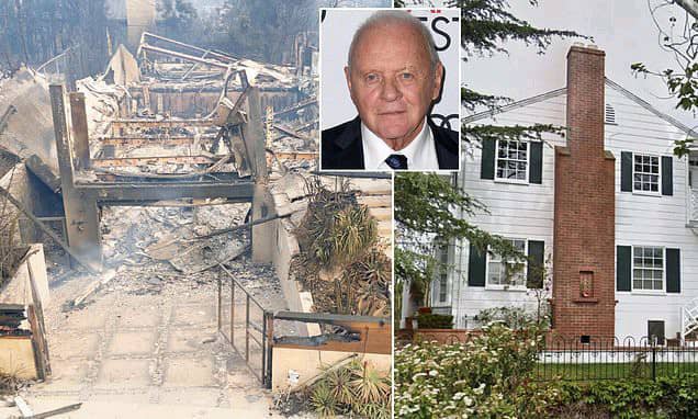 Anthony Hopkins Loses Pacific Palisades Home in California Wildfires