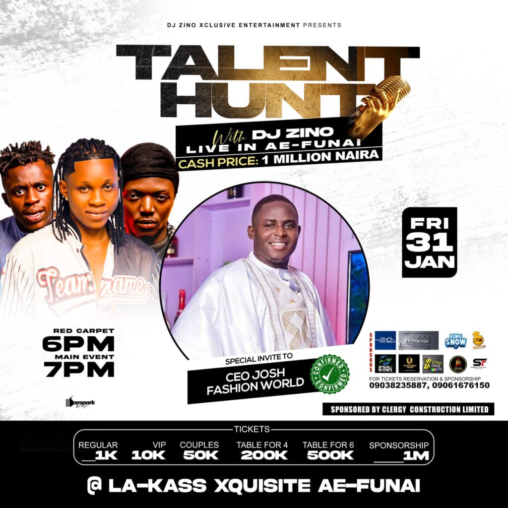 DJ Zino’s Talent Hunt: Unveiling Hidden Gems and Empowering Nigerian Youth