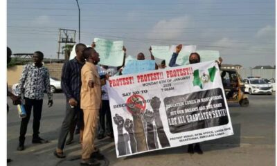 ICYMI: HND Graduates Protest Against Denial of NYSC Participation 