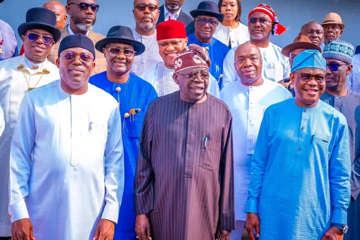Tinubu Meets Fubara, Ogoni Leaders in Aso Rock