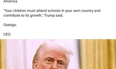 FactCheck: Donald Trump Orders sale Of Properties By Nigerian Politicians, Deportation of their Children Back to the Country