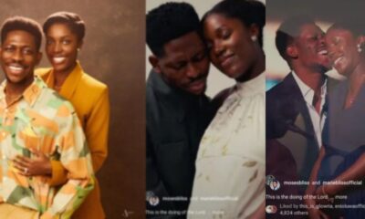Moses Bliss, wife, welcome bouncing baby boy