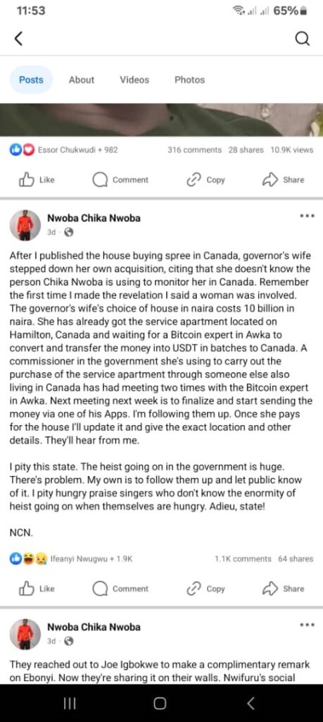 FactCheck: Is It True That Ebonyi First Lady Planned House Purchase Worth 10 Billion Overseas?