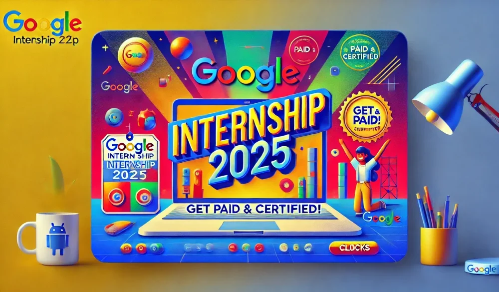 Apply for Google Internship Program 2025 ( $3300 Stipend)