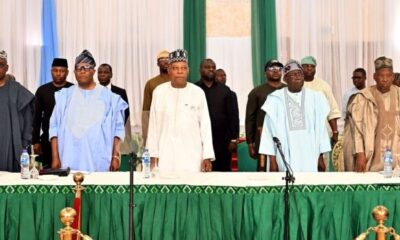 Tinubu Hosts First National Caucus Meeting of APC at Presidential Villa