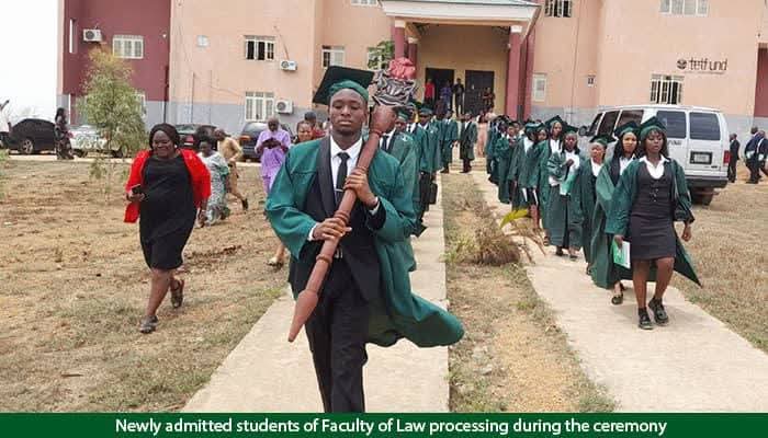AE-FUNAI Welcomes 5,357 Freshmen at 13th Matriculation Ceremony