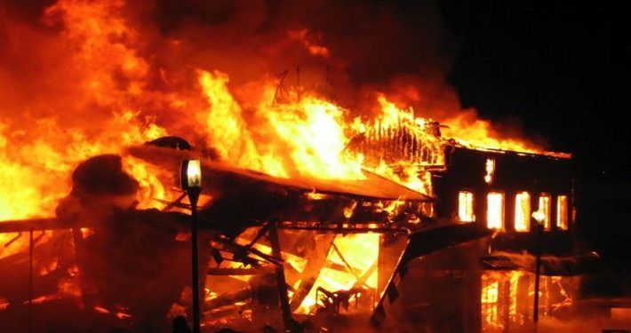 Fire guts multimillion naira shops in Onitsha market