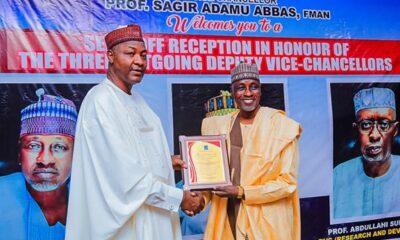 Bayero University honors Outgoing Deputy Vice-Chancellors