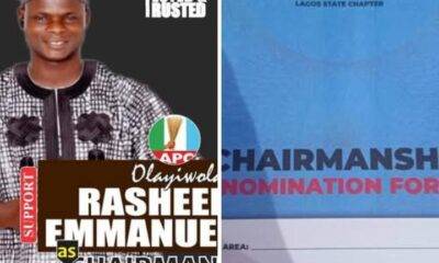 JUST IN: Olayiwola Rasheed Emmanuel Pledges Free Education, Improved Security in Agege
