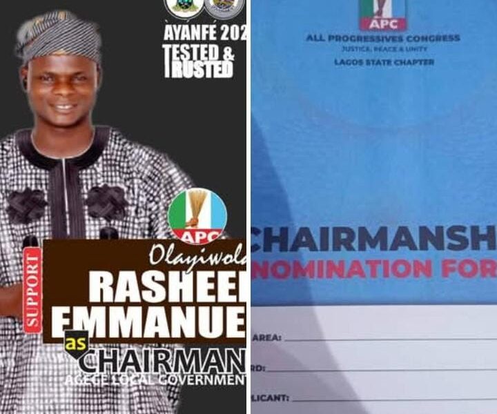 JUST IN: Olayiwola Rasheed Emmanuel Pledges Free Education, Improved Security in Agege