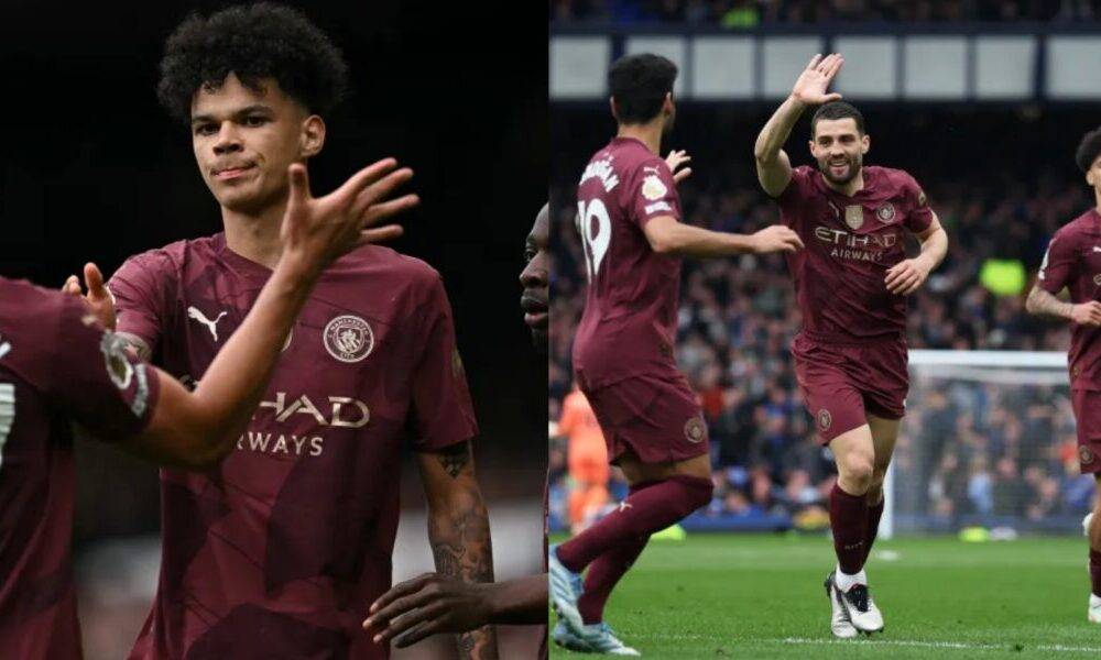 Everton 0-2 Man City: Late goals from O’Reilly, Kovacic send Guardiola’s men into top four