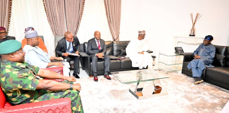 Tinubu holds closed-door meeting with security chiefs