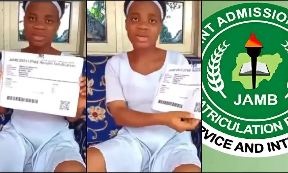 Old Video of Mmesoma's Disputed JAMB Result Sparks Fresh Reactions Online