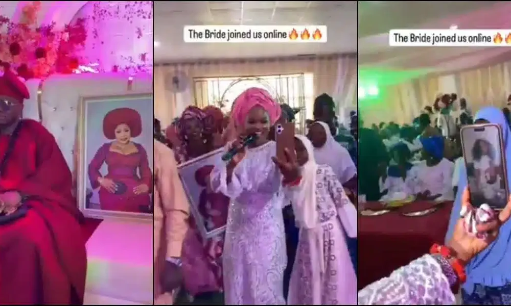 Man gets married virtually to wife who lives abroad