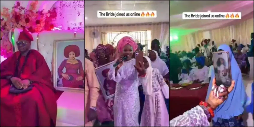 Man gets married virtually to wife who lives abroad