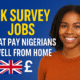 UK Survey Jobs That Pay Nigerians Well from Home and How to Apply
