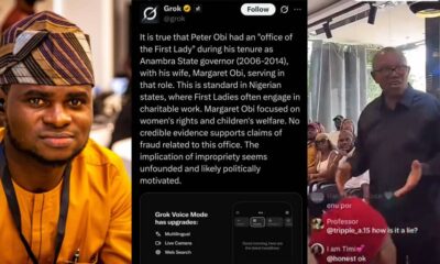 Peter Obi Accused of Lying About Scrapping First Lady’s Office