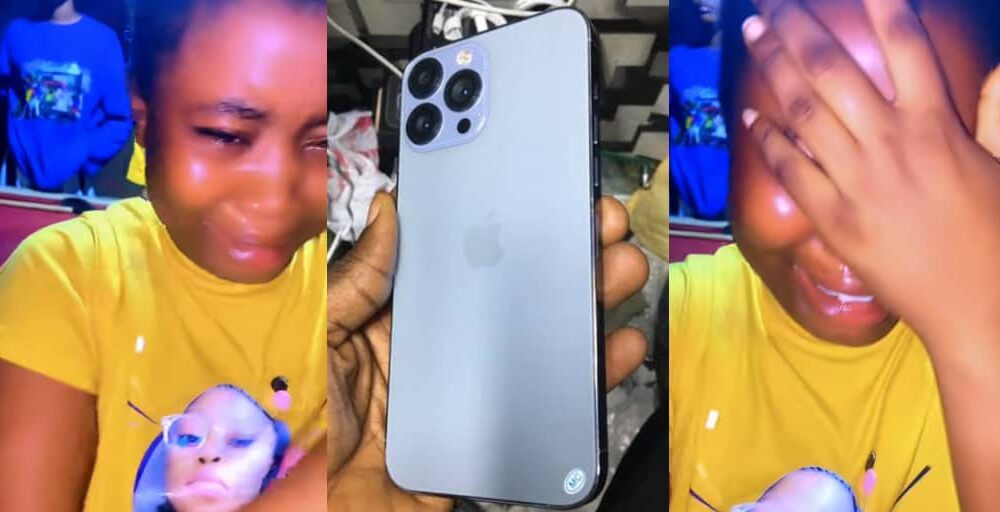 Nigerian Lady Caught Stealing iPhone 13 Pro Max