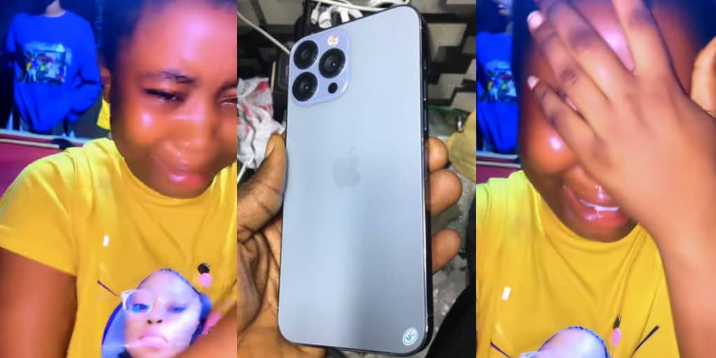 Nigerian Lady Caught Stealing iPhone 13 Pro Max