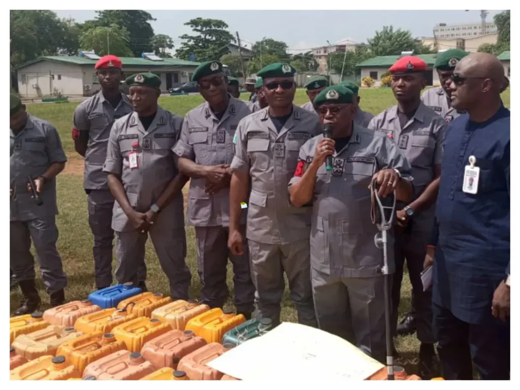 Nigeria Customs Seizes Smuggled Petrol Worth ₦63.4 Million