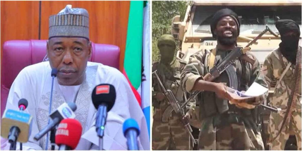 Zulum Alleges Politicians, Soldiers Are Boko Haram Informants