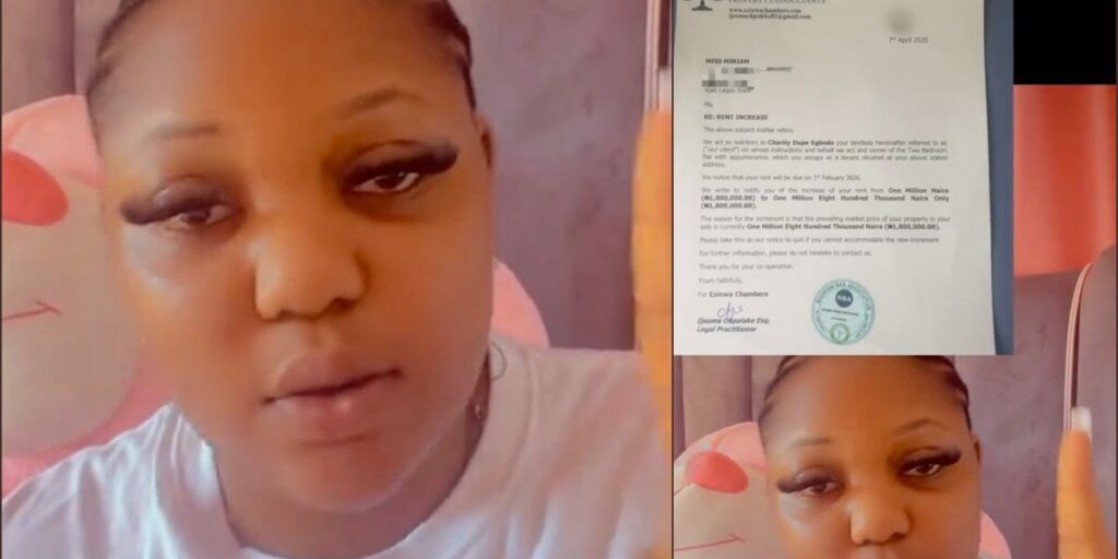 Lady Laments Sudden 50% Rent increase from N1.2m to N1.8m