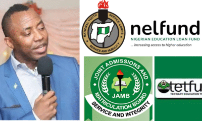 Sowore Calls For Scrapping Of JAMB, NYSC, TETFund, NELFUND