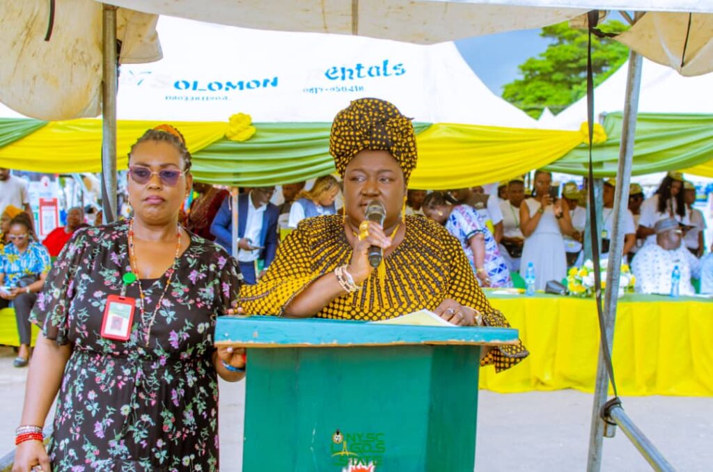 Salmwang Flags Off SAED Programme at NYSC Lagos Camp