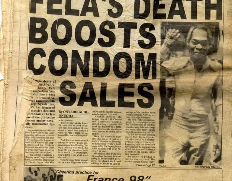 “Fela’s Death Boosts Condom Sales” – The AIDS Wake-Up Call Nigeria Couldn't Ignore