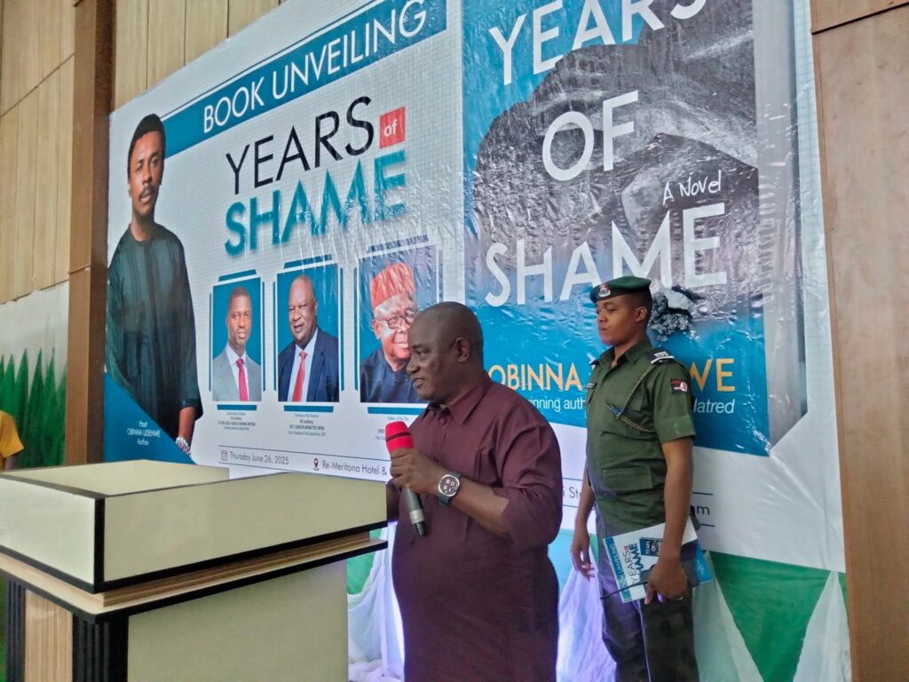 Governor Nwifuru Hails Obinna Udenwe on Launch of Years of Shame