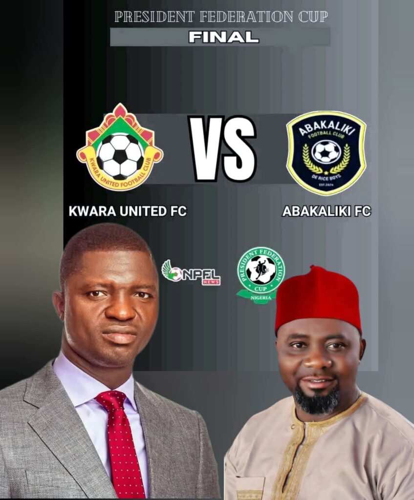 Abakaliki FC Faces Kwara United Today in Federation Cup Final