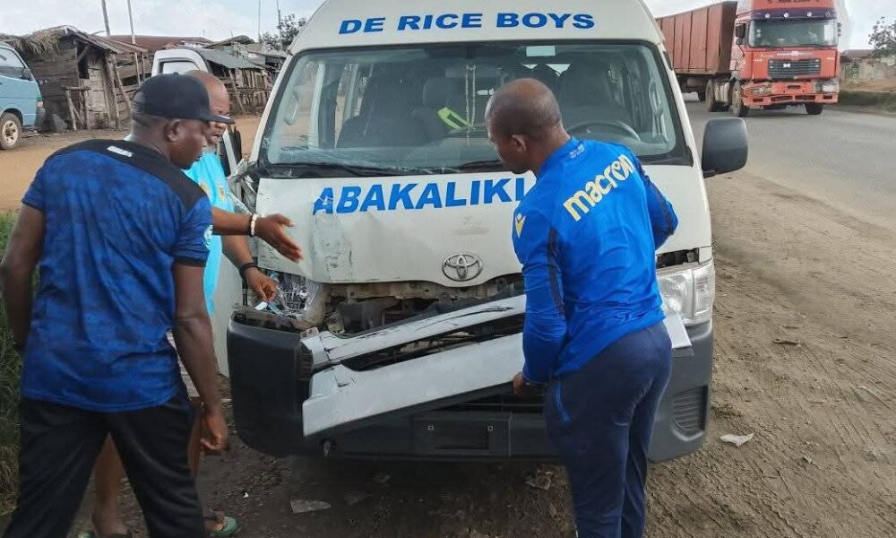 Abakaliki FC Officials Survive Highway Crash After Narrow Cup Final Loss