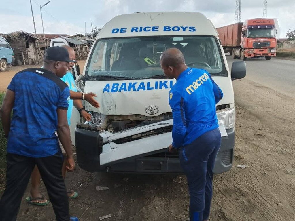 Abakaliki FC Officials Survive Highway Crash After Narrow Cup Final Loss