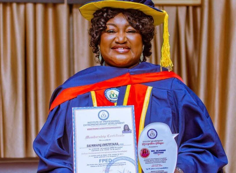 Salmwang Receives Fellowship Award for Entrepreneurship Development