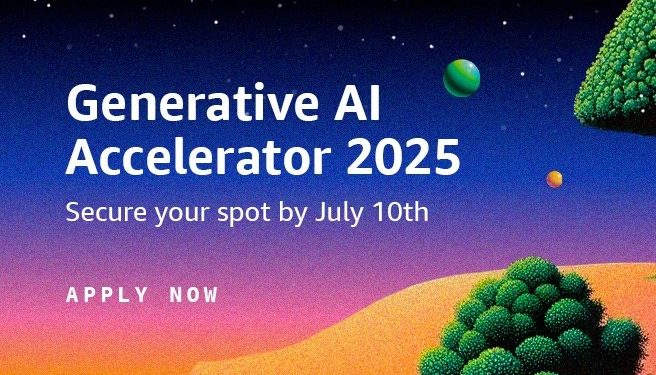 Call For Applications: AWS Generative AI Accelerator Program 2025