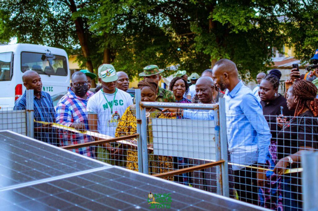 Corps Member Donates Solar Power System to NYSC Lagos Camp Clinic