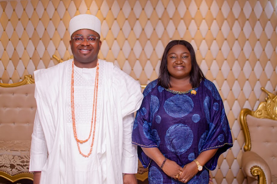NYSC Lagos Coordinator Pays Courtesy Visit to Oba of Elegushi