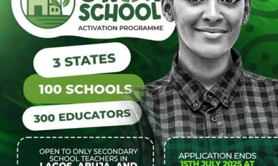 Call for Applications: The Green School Activation Programme (For Secondary School Teachers in Abuja, Lagos and Oyo State)