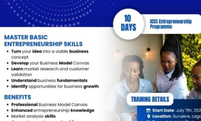 Call for Applications: ICSS Entrepreneurship Programme