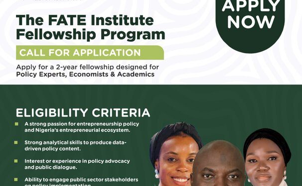 Call For Applications: The FATE Institute Fellowship Program 2025 for emerging Nigerian Leaders
