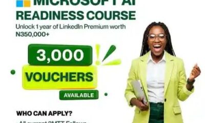 Call For Applications: 3MTT, Microsoft 3,000 FREE LinkedIn Premium Vouchers for Nigerians