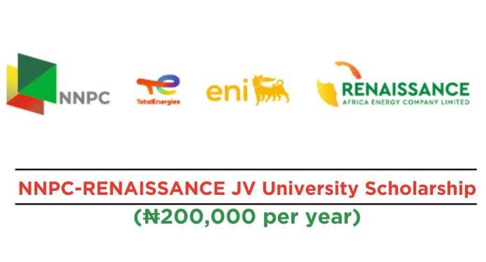 Call For Applications: NNPC – RENAISSANCE JV University Scholarship For Nigerians