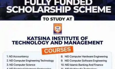 Call For Applications: Katsina Local Government Scholarship Program for KSITM Studies