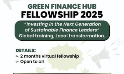 Call For Applications: Green Finance Hub Fellowship 2025