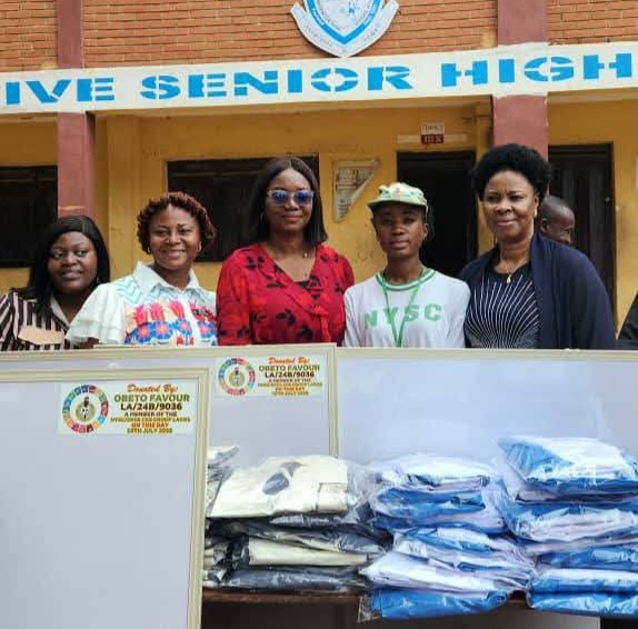 Lagos Corps Member Empowers Students Through SDGs 4 and 10 Initiative
